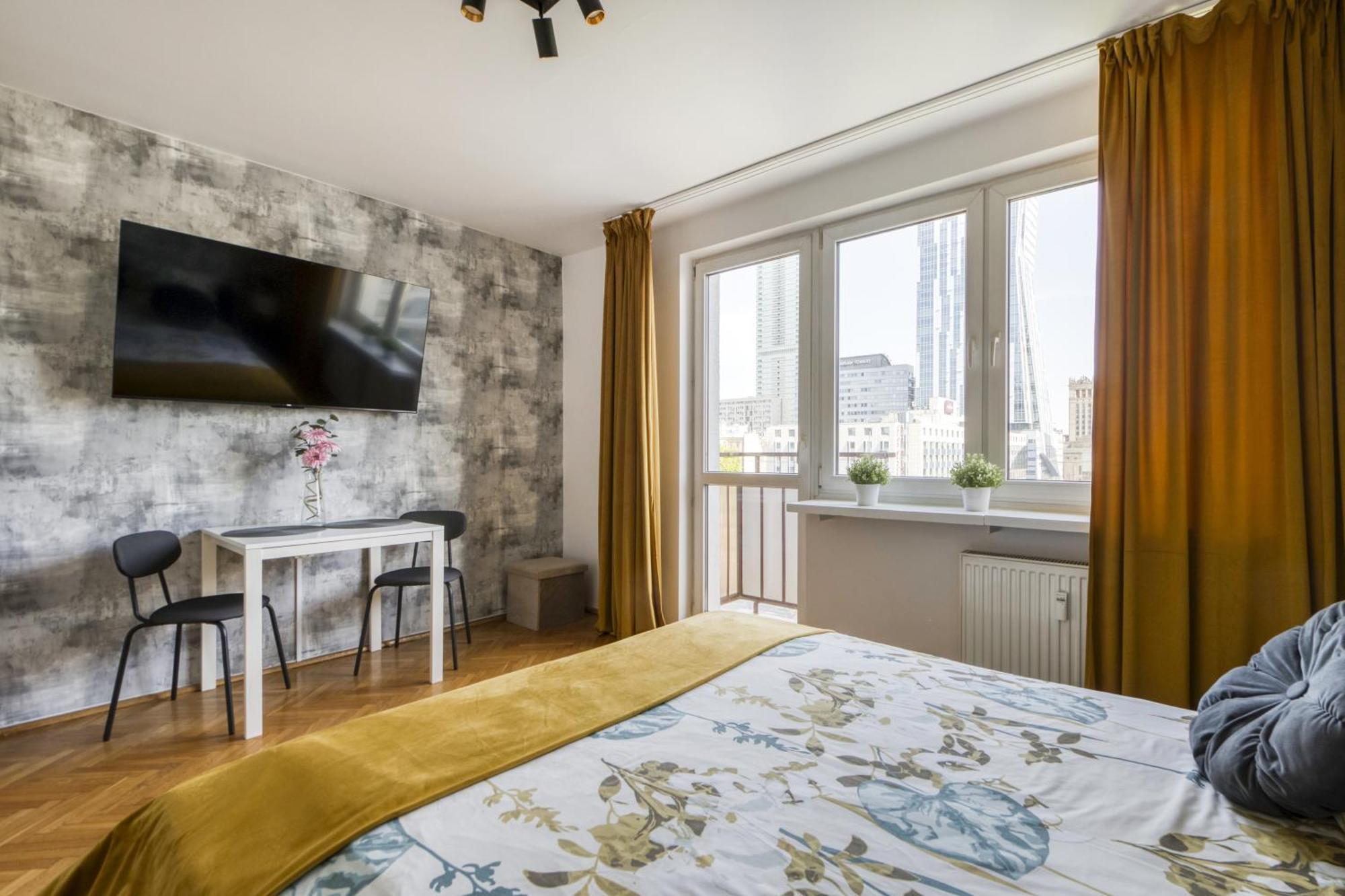 Super Central, Amazing View! 55"Smart Tv & Fast Wifi Warszawa Exteriör bild